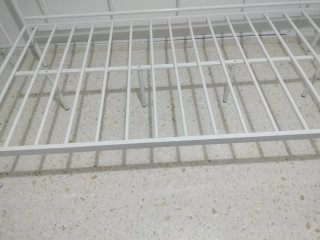 Diván de forja blanco