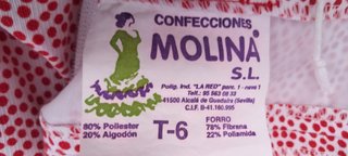 Traje Flamenca Niña Molina 4-5 años