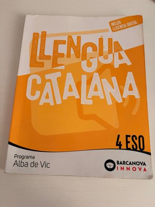 Llengua Catalana, 4 ESO, Programa Alba de Vic, ...