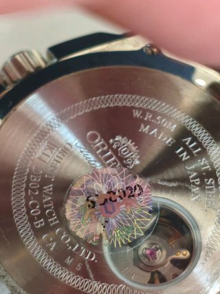 Reloj Orient open heart