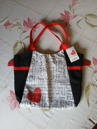 Borsa mare /Summer bag "Roma" Nuova con cartellino