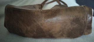 Bolso de hombro marrón 26x30x15 cm