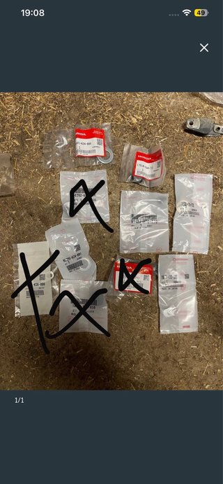 Piezas Honda CR 250 1994 Nuevas