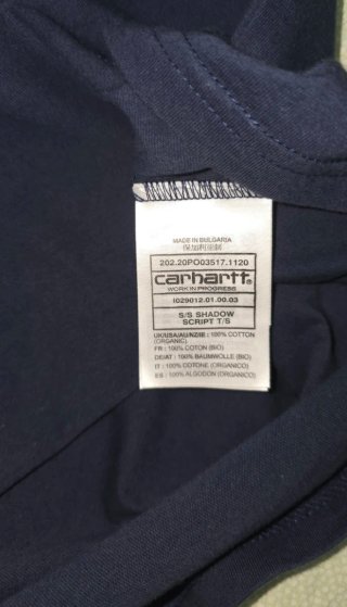 T-shirt Carhartt blu