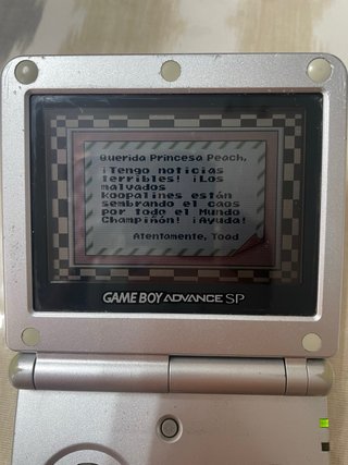 Nintendo Game Boy Advance SP Plata
