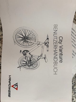 Bicicleta Eléctrica VANPOWERS Negra