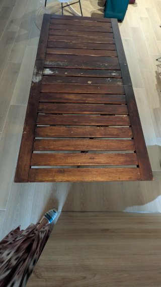 Mesa Plegable Madera Ikea Marrón