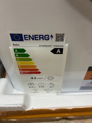Lavadora Beko ProSmartInverter 8kg
