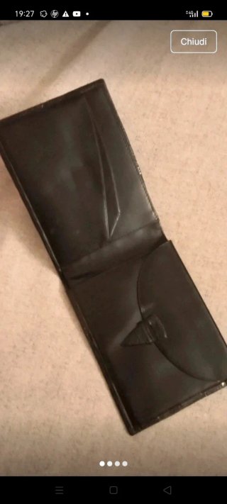 Portafoglio uomo eco pelle stampato