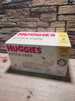 Huggies Extra Care Pañales talla 2 (3-6 kg) 104 ud