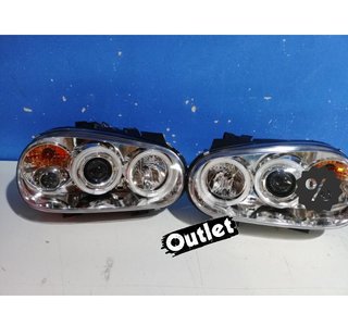 DW FAROS VOLKSWAGEN VW GOLF IV 98-02 FONDO CROMO R010435C1