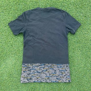 T-shirt Adidas nera con logo e stampa