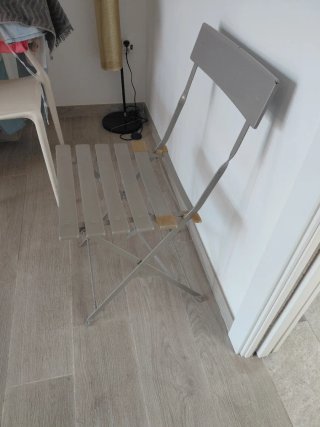 Silla de aluminio plegable