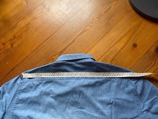 Camicia Armata di Mare in Denim Azzurra XXL