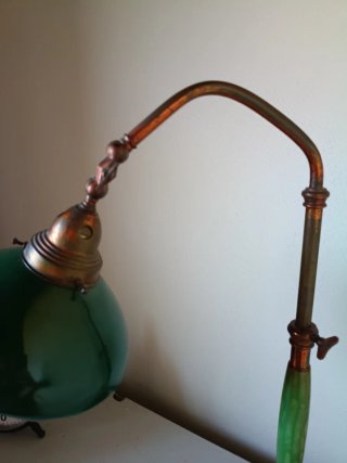Lampada ministeriale vintage anni '30/'40