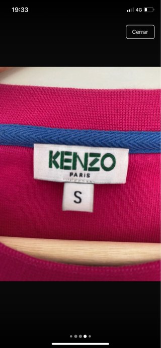 Sudadera Kenzo fucsia talla S