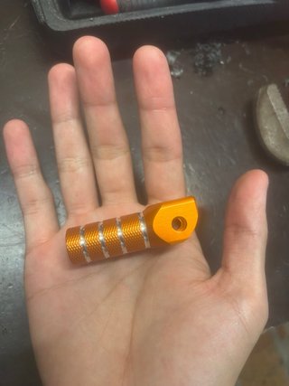 Pedal de cambio naranja KTM