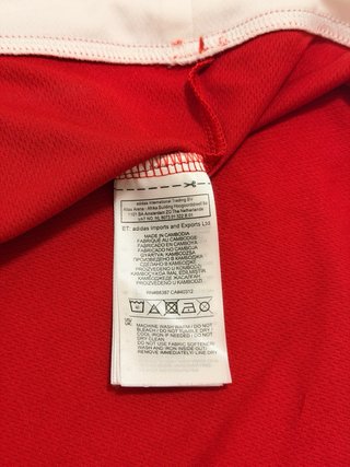 Maglia Adidas Rossa Uomo XL