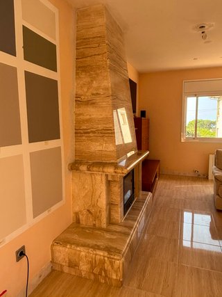 Chimenea Mármol Completa con Insert