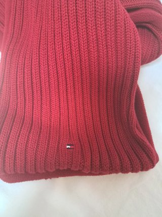 Conjunto Guantes y Bufanda Tommy Hilfiger Rojo