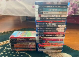 Lote Videojuegos PS3 y PS4 con psp,