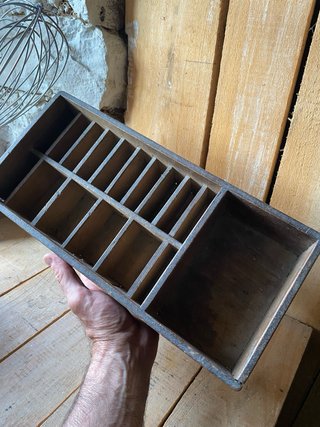 Cajon antiguo organizador