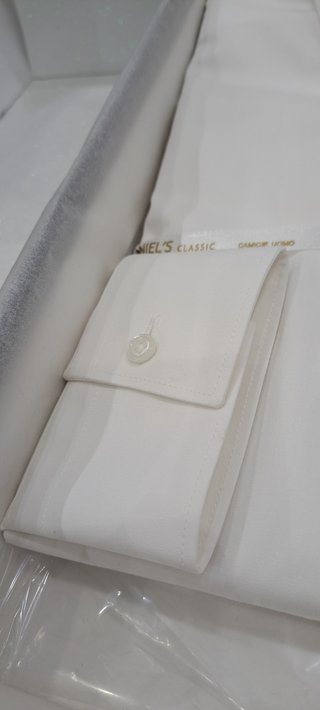 Camicia uomo DANIEL'S CLASSIC slim fit tg. 42 bian