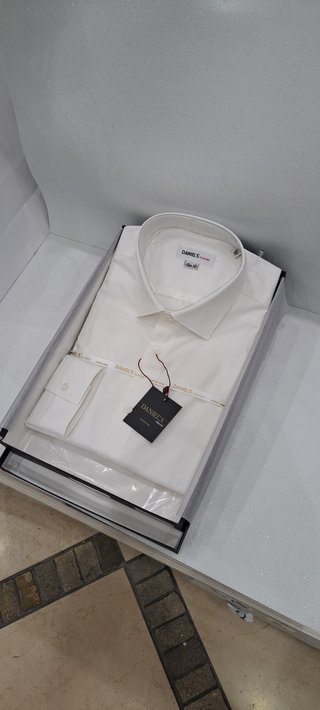 Camicia uomo DANIEL'S CLASSIC slim fit tg. 42 bian