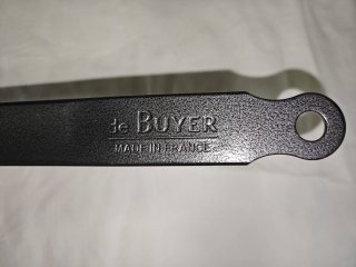 Sartenes de hierro marca De Buyer.