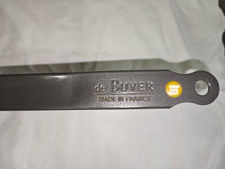 Sartenes de hierro marca De Buyer.