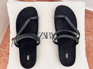 SANDALIAS DE PIEL DEL ZARA T.40