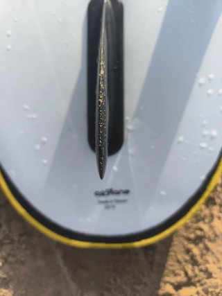 Tabla de surf amarilla para niño