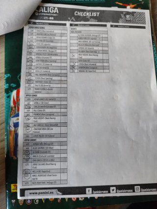 Colección Cromos LaLiga Hypermotion 25-26.