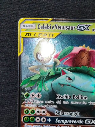 Carta Pokémon Celebi e Venusaur GX 1/181 Ita