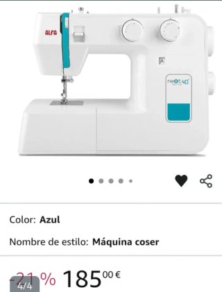 Máquina de Coser Alfa Next 40+Spring