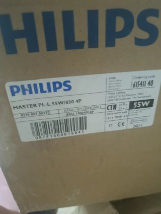 Bombilla Philips MASTER PL-L 55W 830 4P
