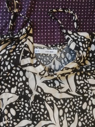 Vestido largo estampado