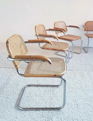 4 Cescas de BAMBU B64 | Vintage 70s