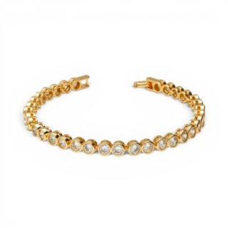 Pulsera Riviere Luxury Oro 14 Klt