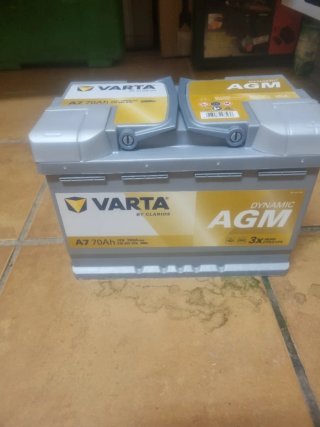 Batería Varta Dynamic AGM A7 70Ah