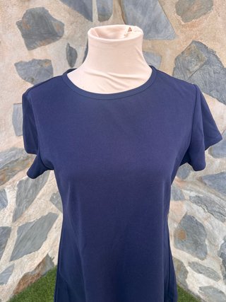 Vestido azul marino corto