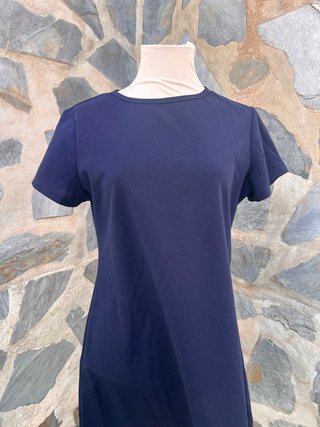 Vestido azul marino corto