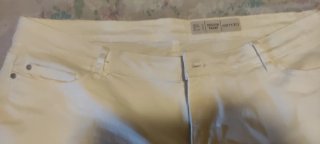 Pantalón corto vaquero blanco