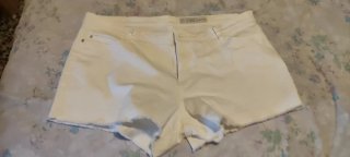Pantalón corto vaquero blanco