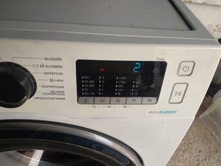 Lavadora Samsung Ecobubble 8 kg