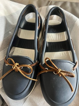 Zapatos náuticos Crocs azul talla 36 ultra liviano