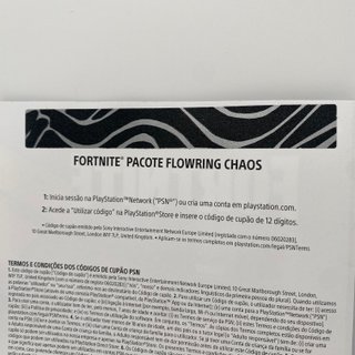 Fortnite Flowering Chaos Bundle MAI USATO PS5
