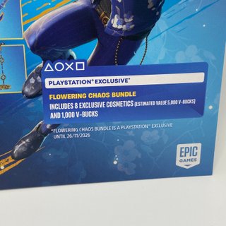 Fortnite Flowering Chaos Bundle MAI USATO PS5