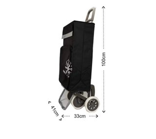 Carrito compra plegable con bolsa térmica