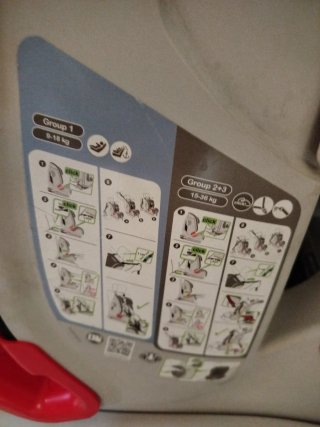 Silla de coche Britax Römer negra con isofix